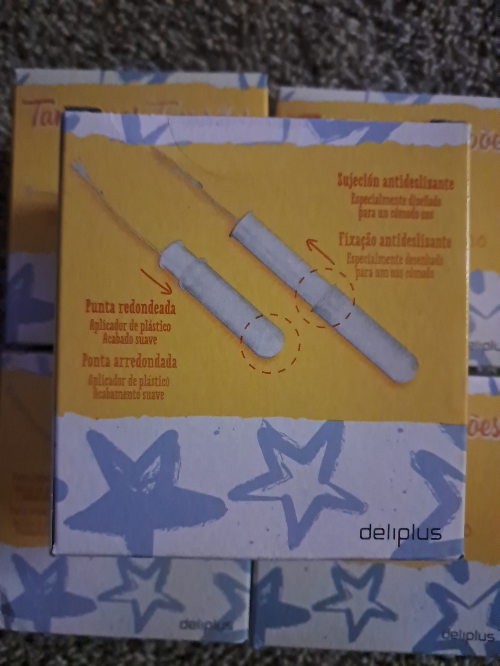 Deliplus Yellow Regular Tampons with Compact Applicator - 20 Units For Box. 100 - Picture 2 of 6